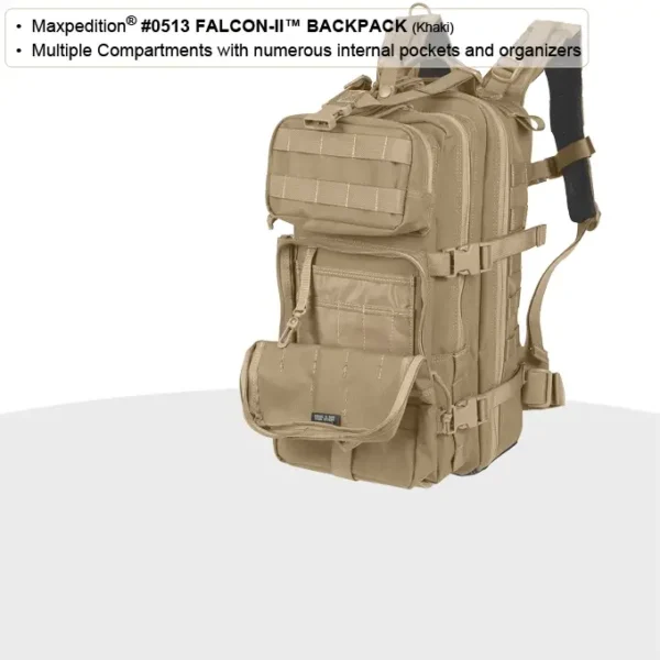 Falcon II 23L Backpack Khaki-5